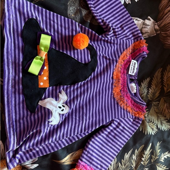 Blueberi Boulevard Purple Striped Witch Costume - Picture 1 of 2